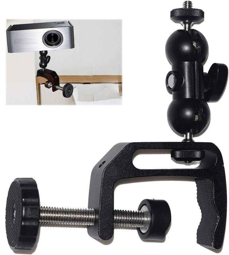 2-Be-Best Mini Projector Mount, Articulating Clamp Mount, 360 Flexible, Compatible with Projector, Camera, LED Light, 1 Year Warranty - Image 1